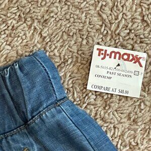 NWT Cloth & Stone Denim Blue Skirt Size Small